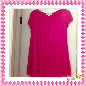 Michael Kors XS - SM fuschia / hot pink blouse