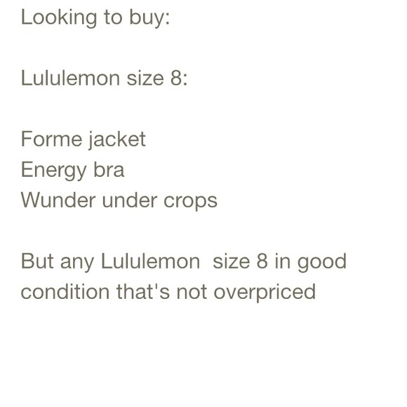 Looking for Lululemon