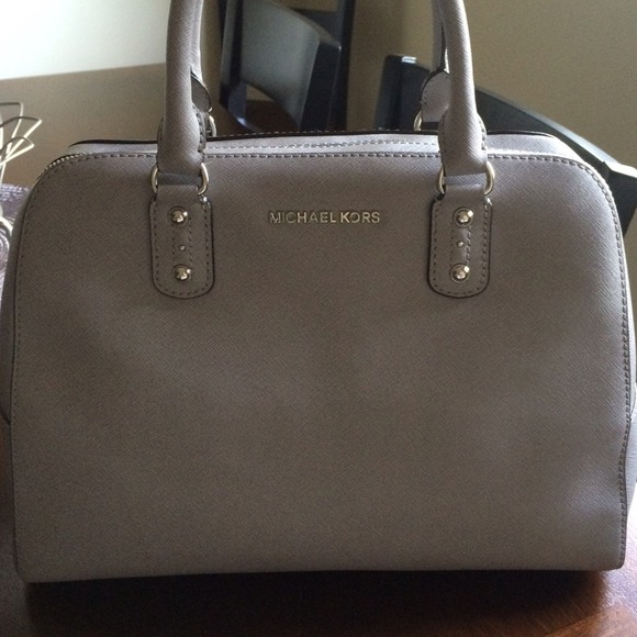 MICHAEL by Michael Kors Satchel in Dove Grey
