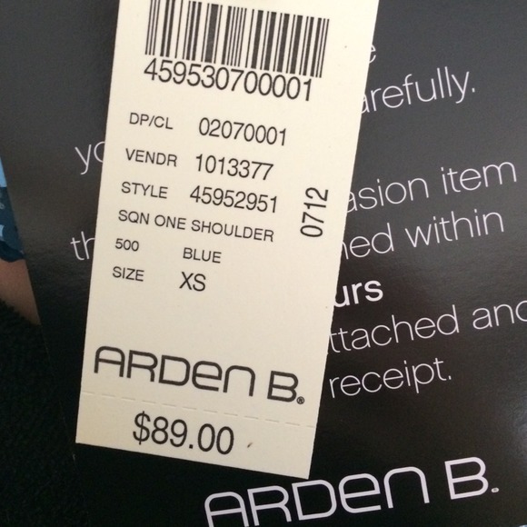 Blue sequenced Arden b dress - Picture 4 of 4