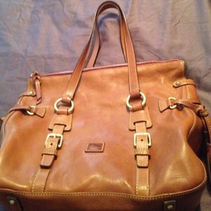 Double Strap Tassel Satchel  Dooney and Bourke