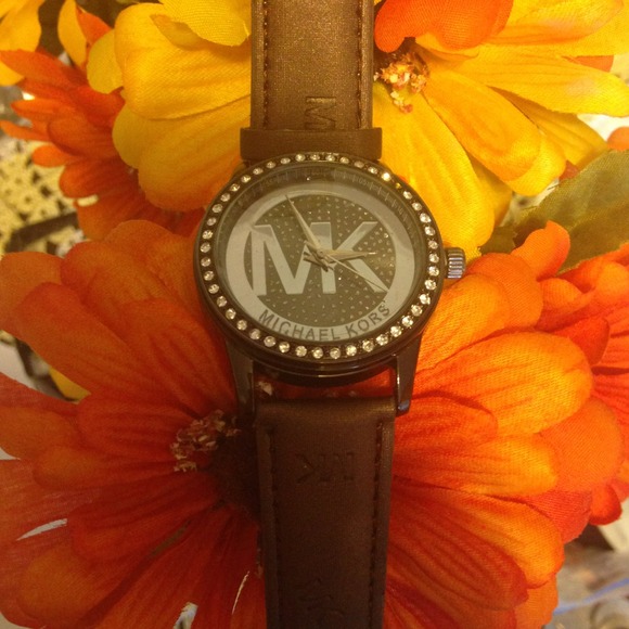 Michael Kors inspired watch- brown