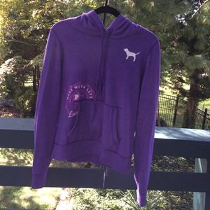 Purple LOVE PINK hoodie