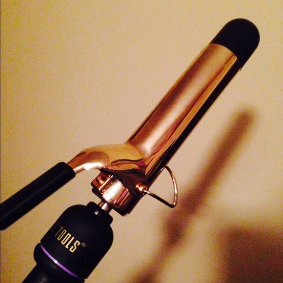 Gold Hot Tools Curling Iron