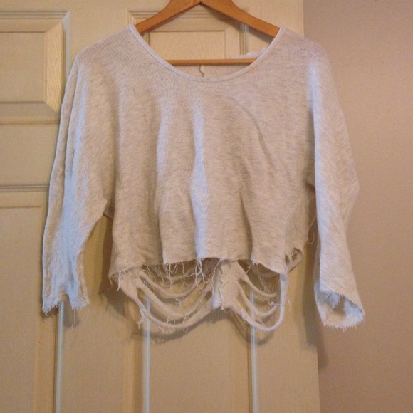 Crop top sweater