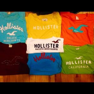 7 Hollister Short Sleeve Shirts