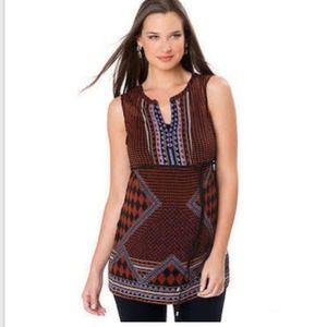 Maternity sleeveless tunic