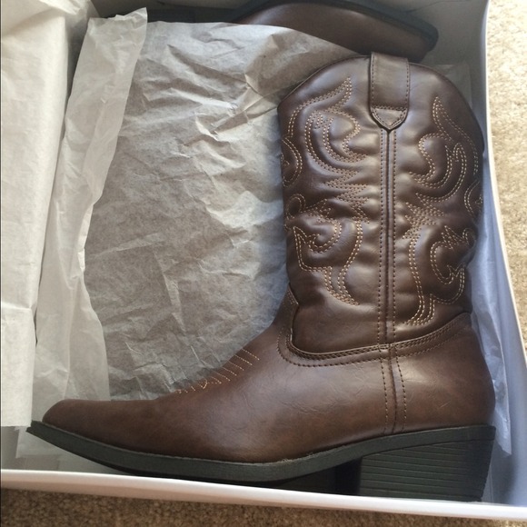 Rampage Wellington Cowboy boots in Brown