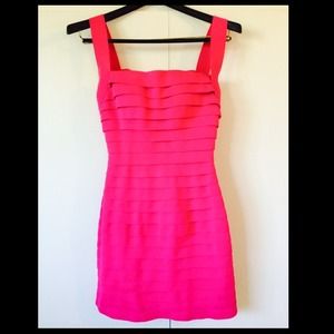 Sherri Hill Hot Pink short dress