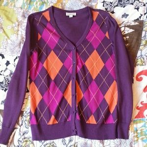 Plum cardigan