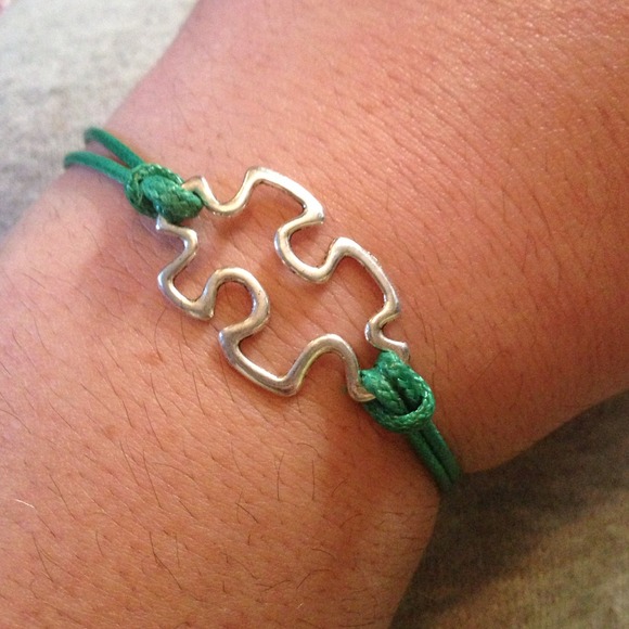 Jewelry - 🆕Green Autism Bracelet❌SOLD❌