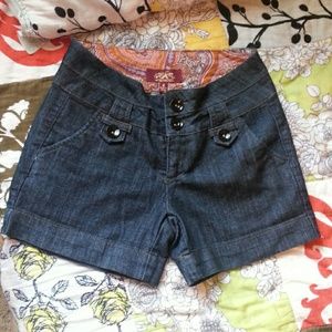 Dressy jean shorts