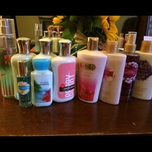 Victoria secret and bath and body works