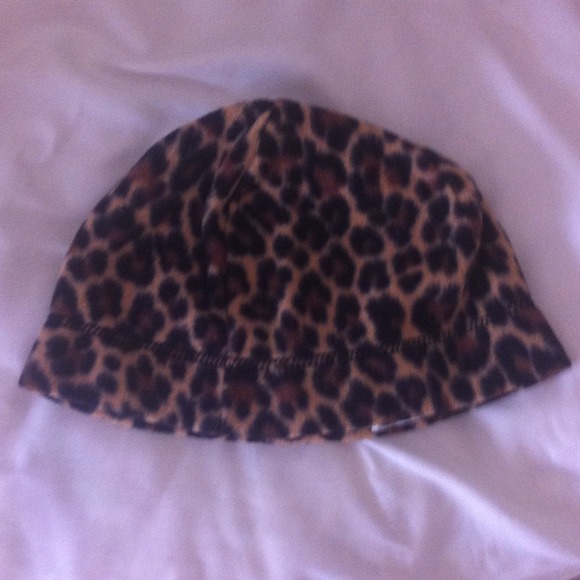 Leopard print toboggan