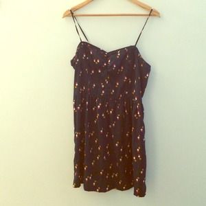 FINAL DAY! Navy polka dot dress