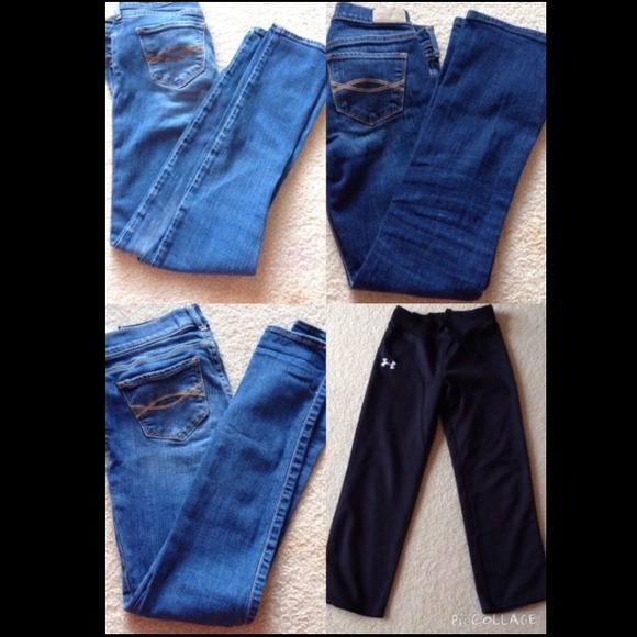 3jeans and sweatpants