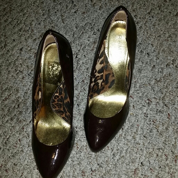 High heels red shoes