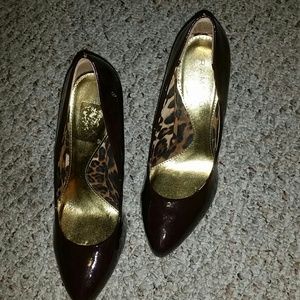 High heels red shoes