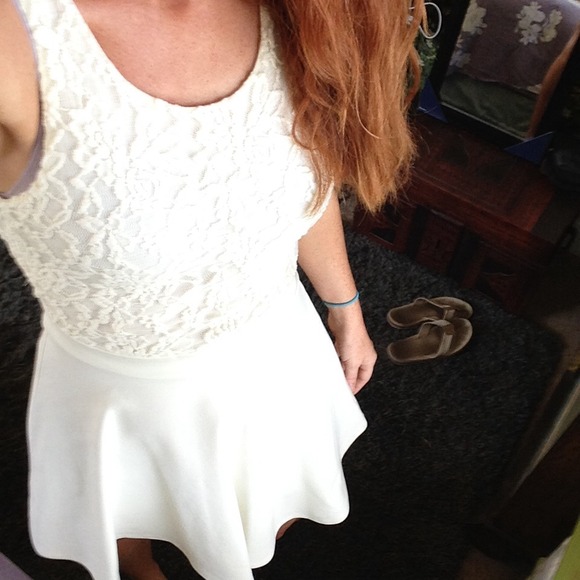 SOLD! Kimchi Blue-Ivory lace dress