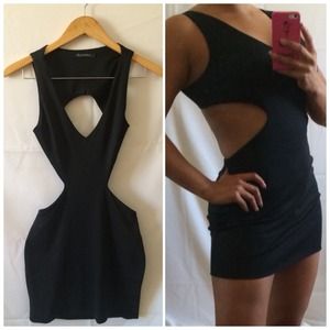 Lil black backless dress