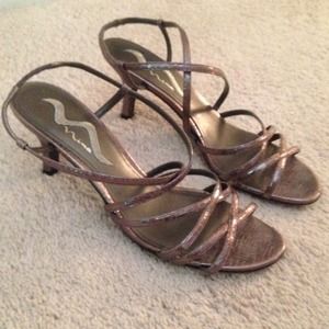 Nina Pewter Gaila Sandals