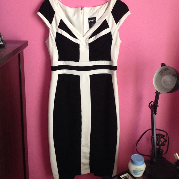 Black and white dress
