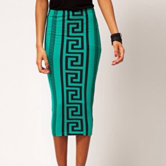 SOLD - Asos midi skirt! (Sz medium/6) - Picture 3 of 4