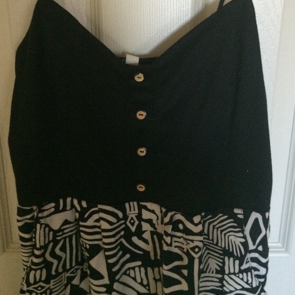 Black tribal print dress - Picture 2 of 4