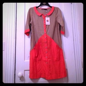 dear creatures Peter Pan collar dress. Modcloth.