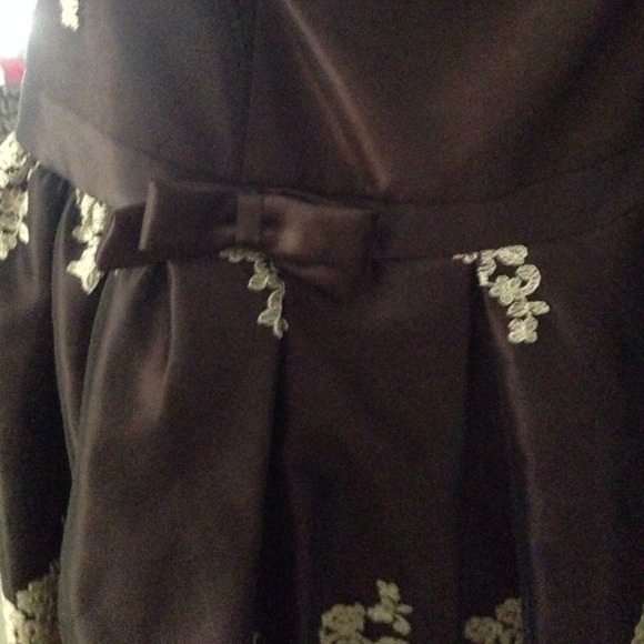 Jessica McClintock Brown Party Dress - Picture 4 of 4