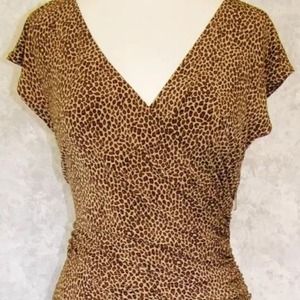 🎈sold🎈MICHAEL KORS Cheetah Jersey Dress 8