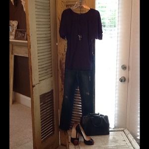 Purple express shirt. Only worn a few times.