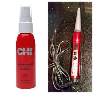 USED,  Infiniti Curling Wand- Free 2oz Iron Guard