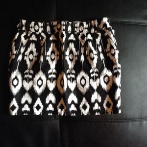 Ikat print skirt