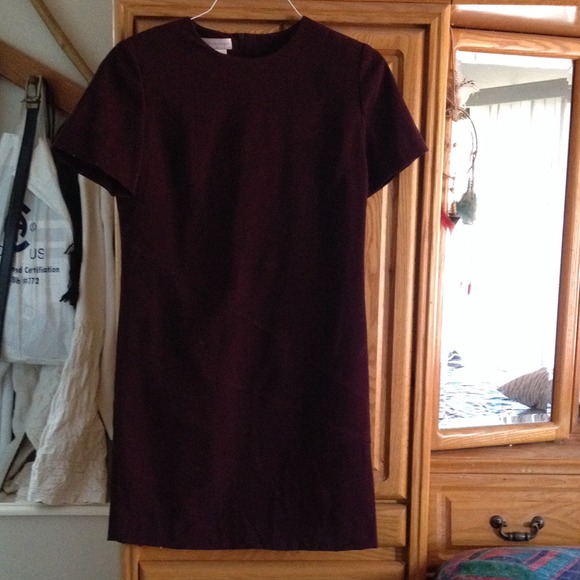 Wine colored dress