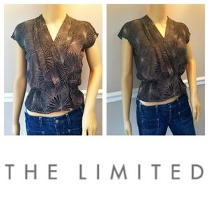 🌟SALE🌟The Limited 100% Silk Wrap Blouse