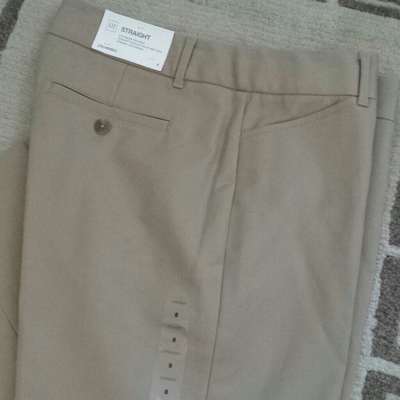GAP (CROP FIT) COTTON PANTS SIZE 8 - Picture 2 of 3