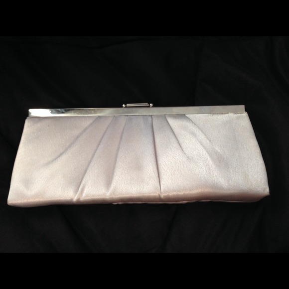 Silver fancy purse