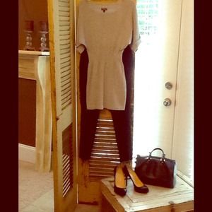 Silver express long top. Size xs