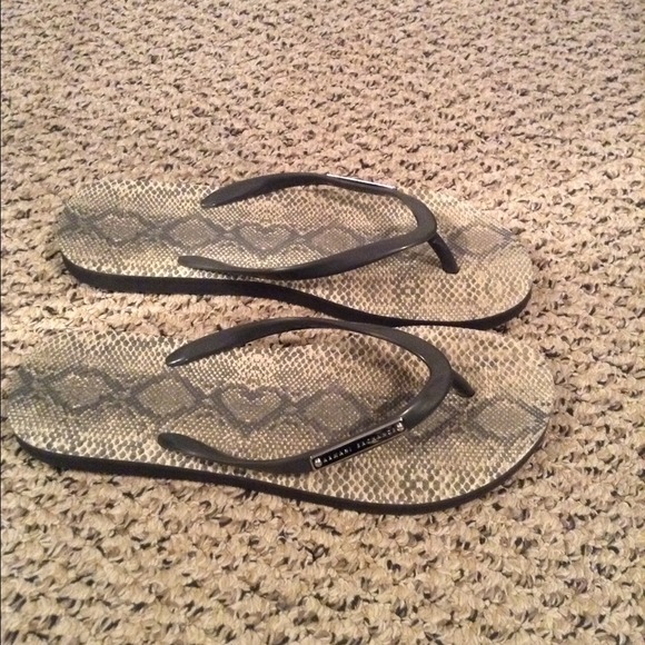 *SOLD* Armani Exchange Snake Print Flip Flop