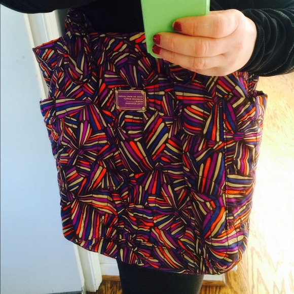 ✨SOLD✨Marc Jacobs nylon tote 💜❤️ - Picture 4 of 4