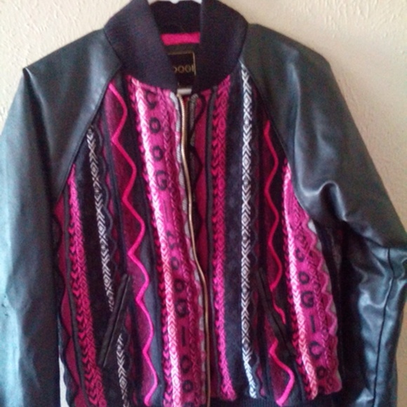 A pink and Black Jacket