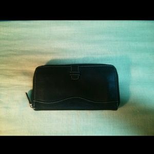Tignanello black leather wallet