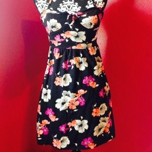 Floral halter dress