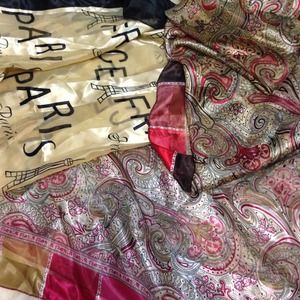 3 Silk Scarves from Paris!
