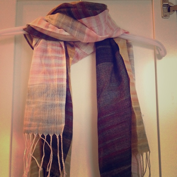 Eclectic colored/patterned scarf