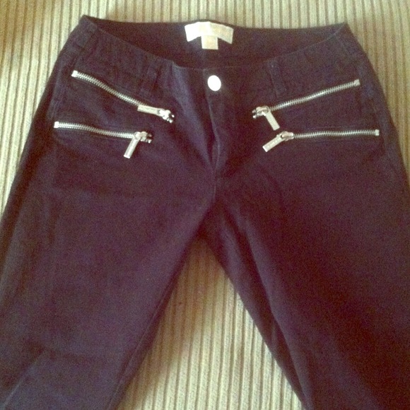 Michael Kors Black skinny stretchy jeans