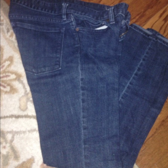 JCrew Toothpick dark demin size 30