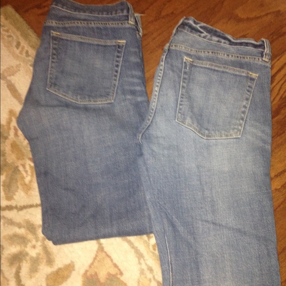 JCrew Matchstick size 30 jeans both for $40