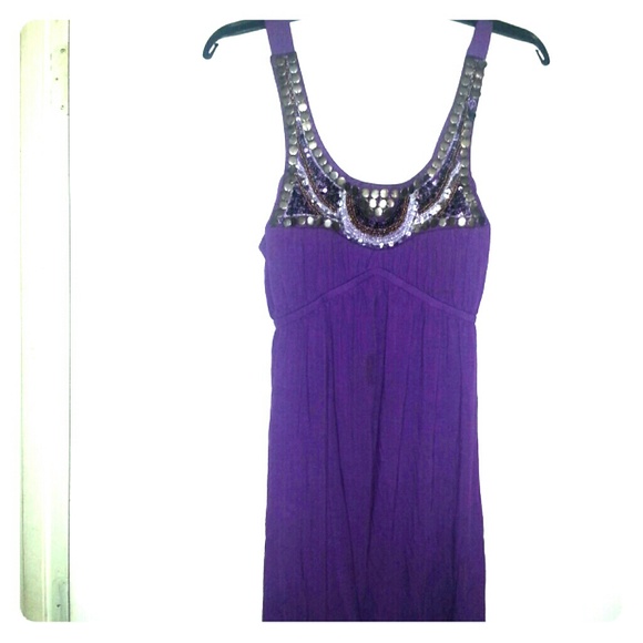 Purple sun dress